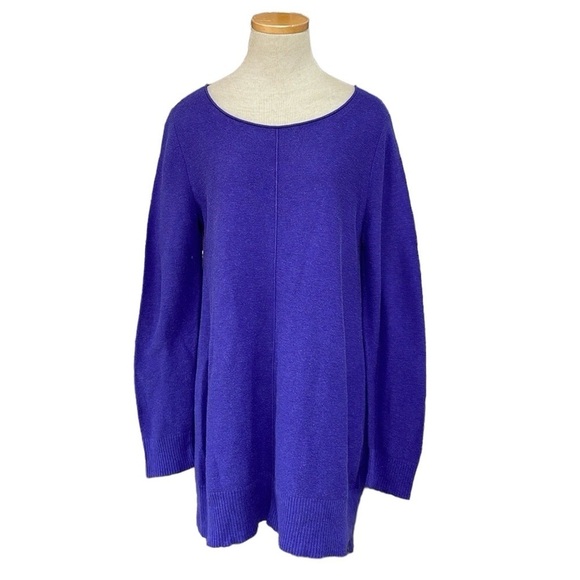 Eileen Fisher Sweater Women's S Small Purple Knit Pullover - Picture 1 of 13
